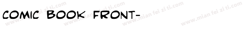 comic book front字体转换